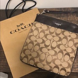 Coach Crossbody (brown accent)